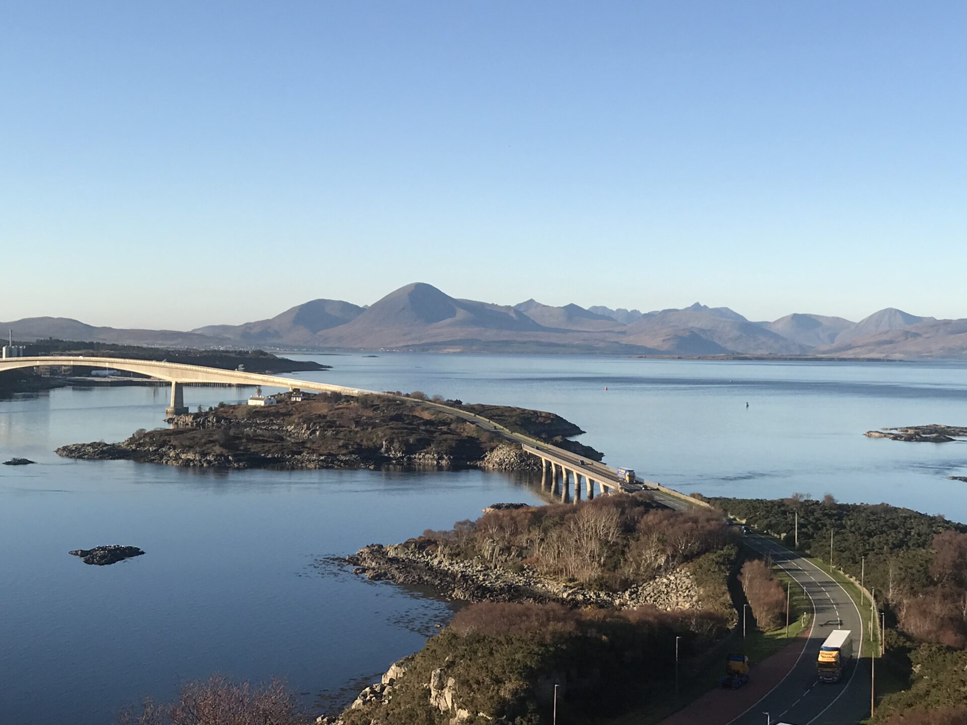 Image of several bridges across the Highlands and Islands of Scotland