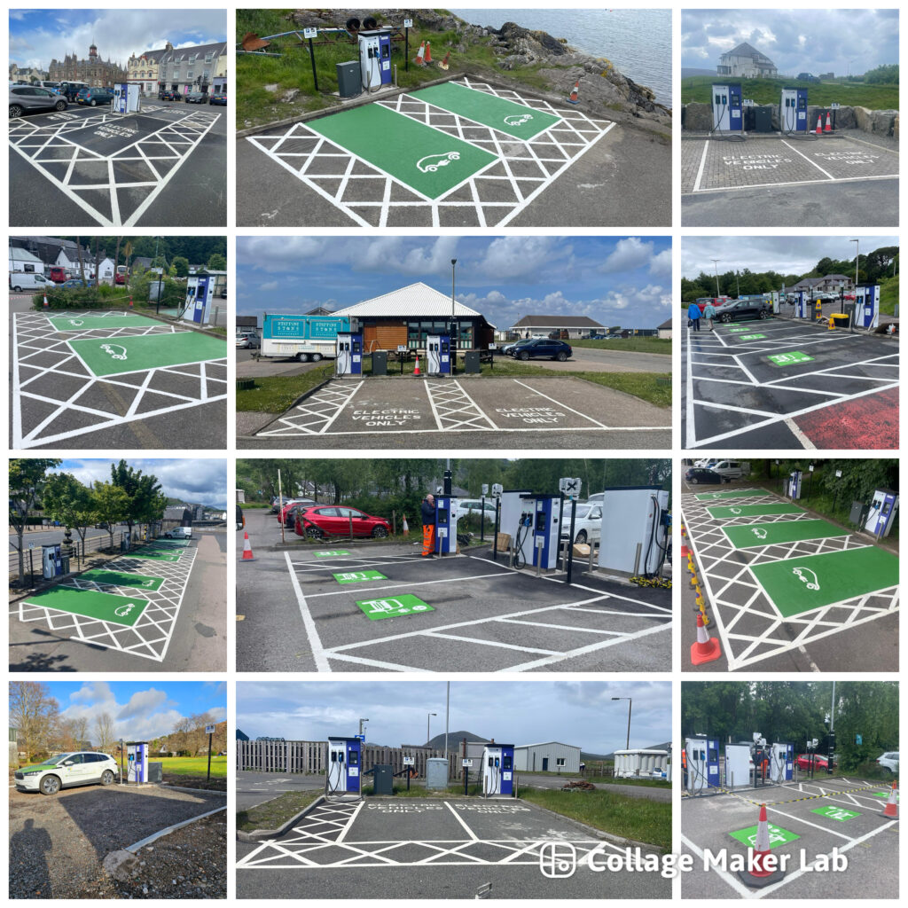 Scotlands FASTER EV Charger sites