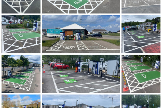 Scotlands FASTER EV Charger sites