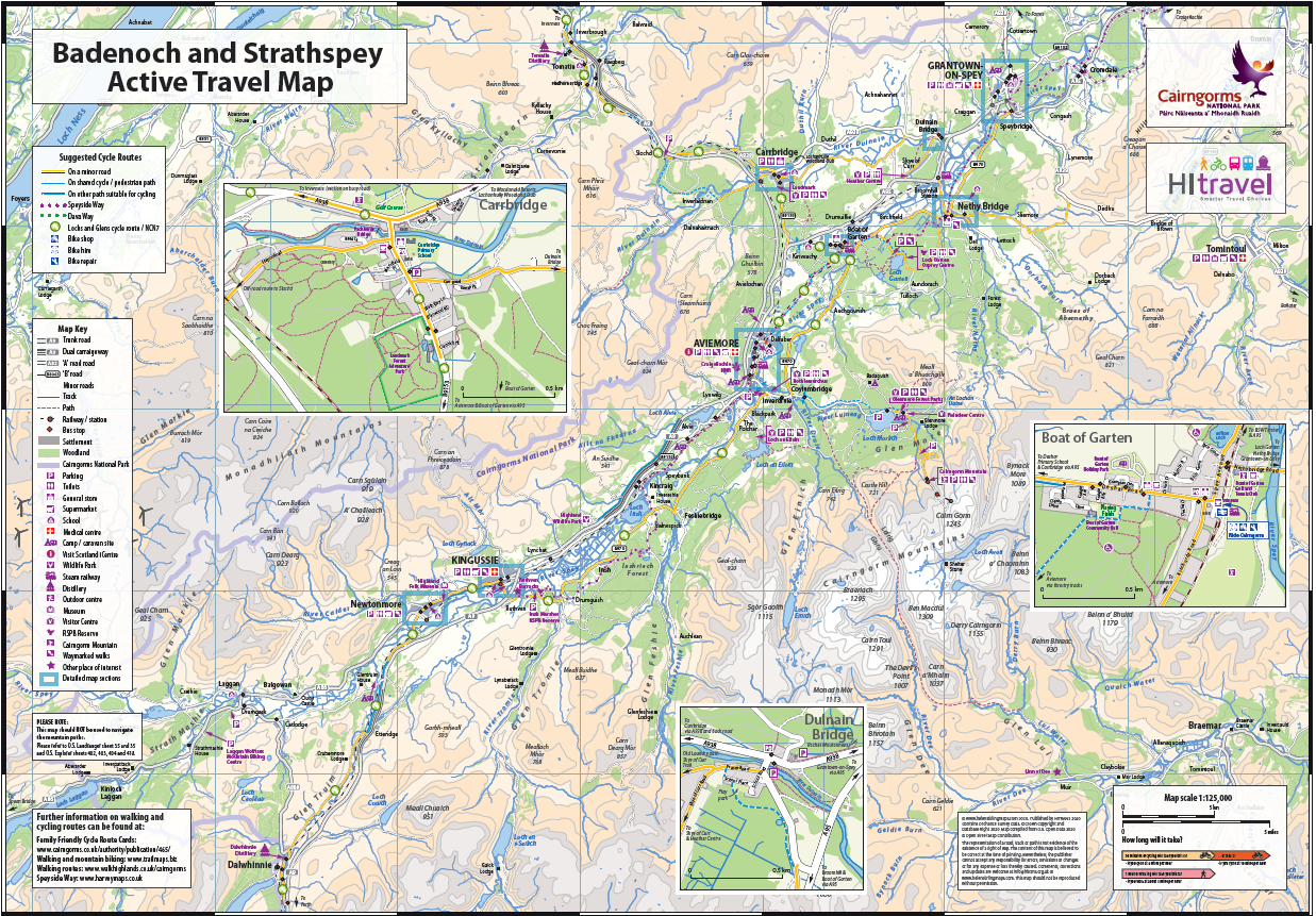 New active travel map for Badenoch and Strathspey promotes healthy ...