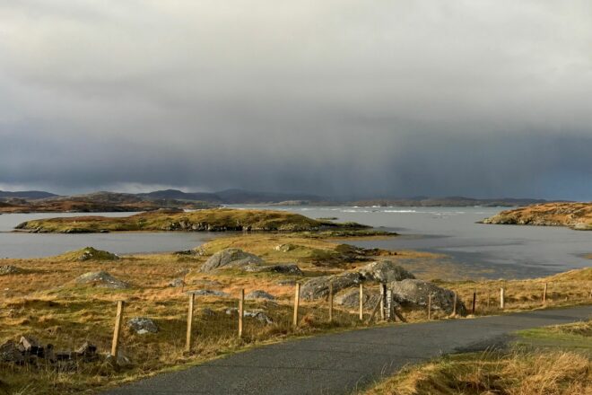 An image of a road in Lewis