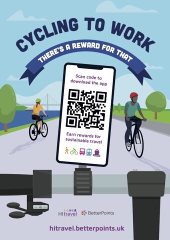 HItravel BetterPoints rewards walking, cycling and taking public transport