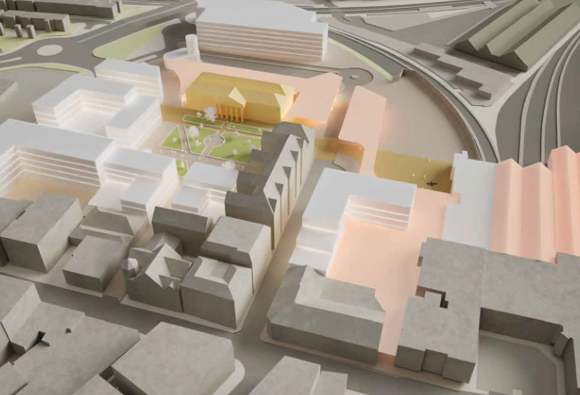 Graphic of the proposed ambition of the Inverness interchange development